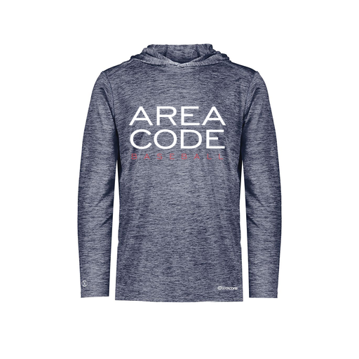 [FOLHCGNV-AS-LOGO2] Decker Men's Charge Hoodie (Adult S, Navy, Logo 2)