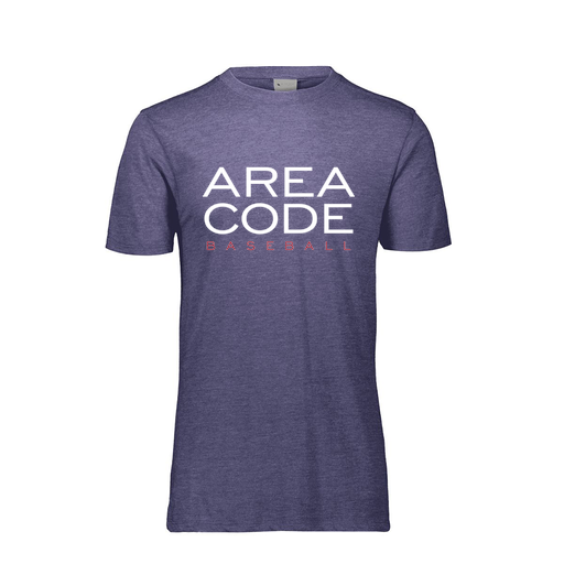[FTSCUBNV-YS-LOGO2] Decker Youth Tri-Blend T-Shirt - Short Sleeve (Youth S, Navy, Logo 2)
