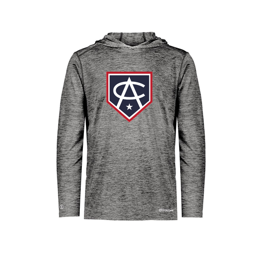 [FOLHCGBK-AS-LOGO3] Decker Men's Charge Hoodie (Adult S, Black, Logo 3)