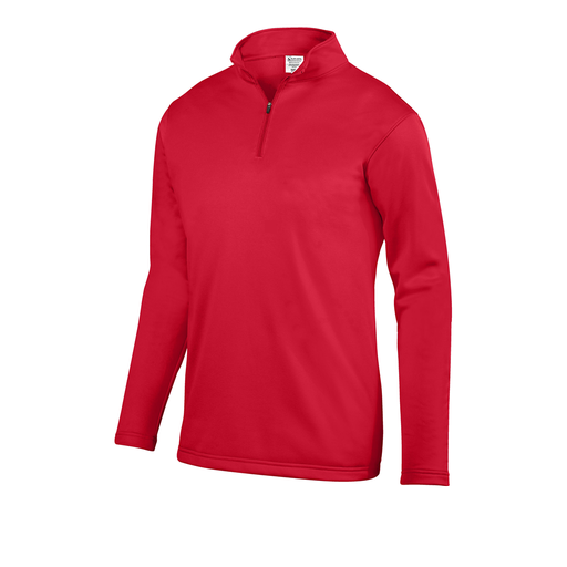 [5508.040.S-LOGO4] Decker Youth FlexFleece 1/4 Zip (Youth S, Red, Logo 4)